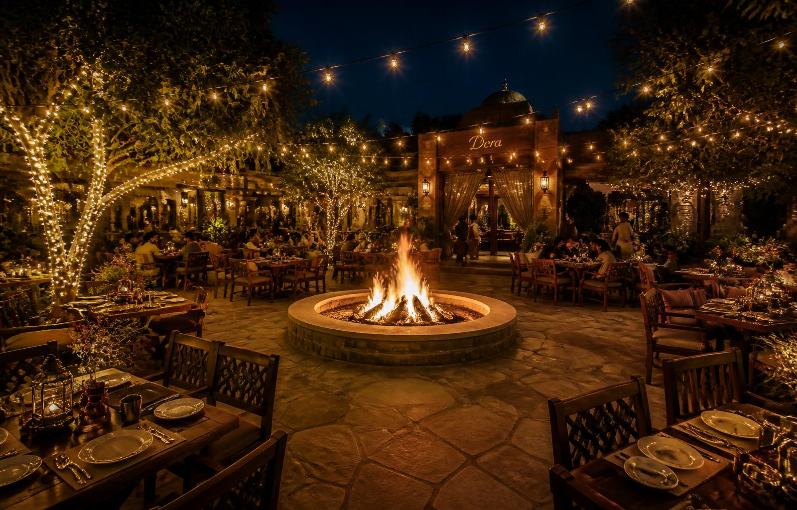 Fire courtyard
